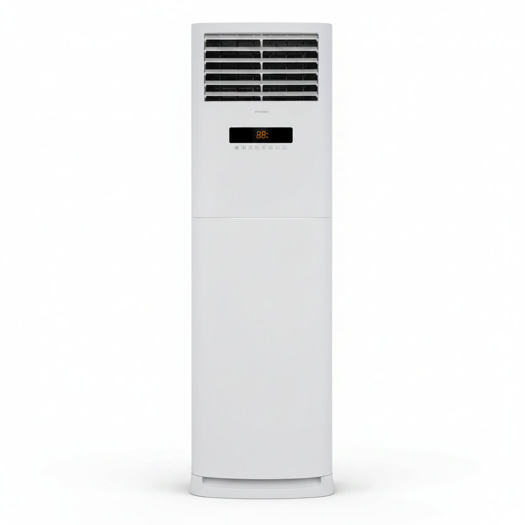 Gree iFLOWIND White Free Standing Inverter AC 48C3 R410a | High-Capacity Cooling Aircon