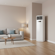 Gree iFLOWIND White Free Standing Inverter AC 48C3 R410a | High-Capacity Cooling Aircon