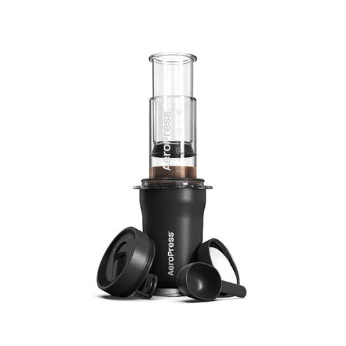 AeroPress Go Plus, Small Portable Coffee Maker 3 In1 Brew 