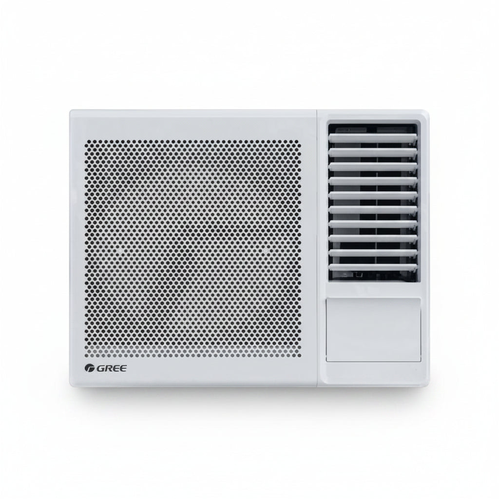 Gree Turbo White Window Air Conditioner P18C3 R 1.5 Ton | Efficient Reciprocating Ac