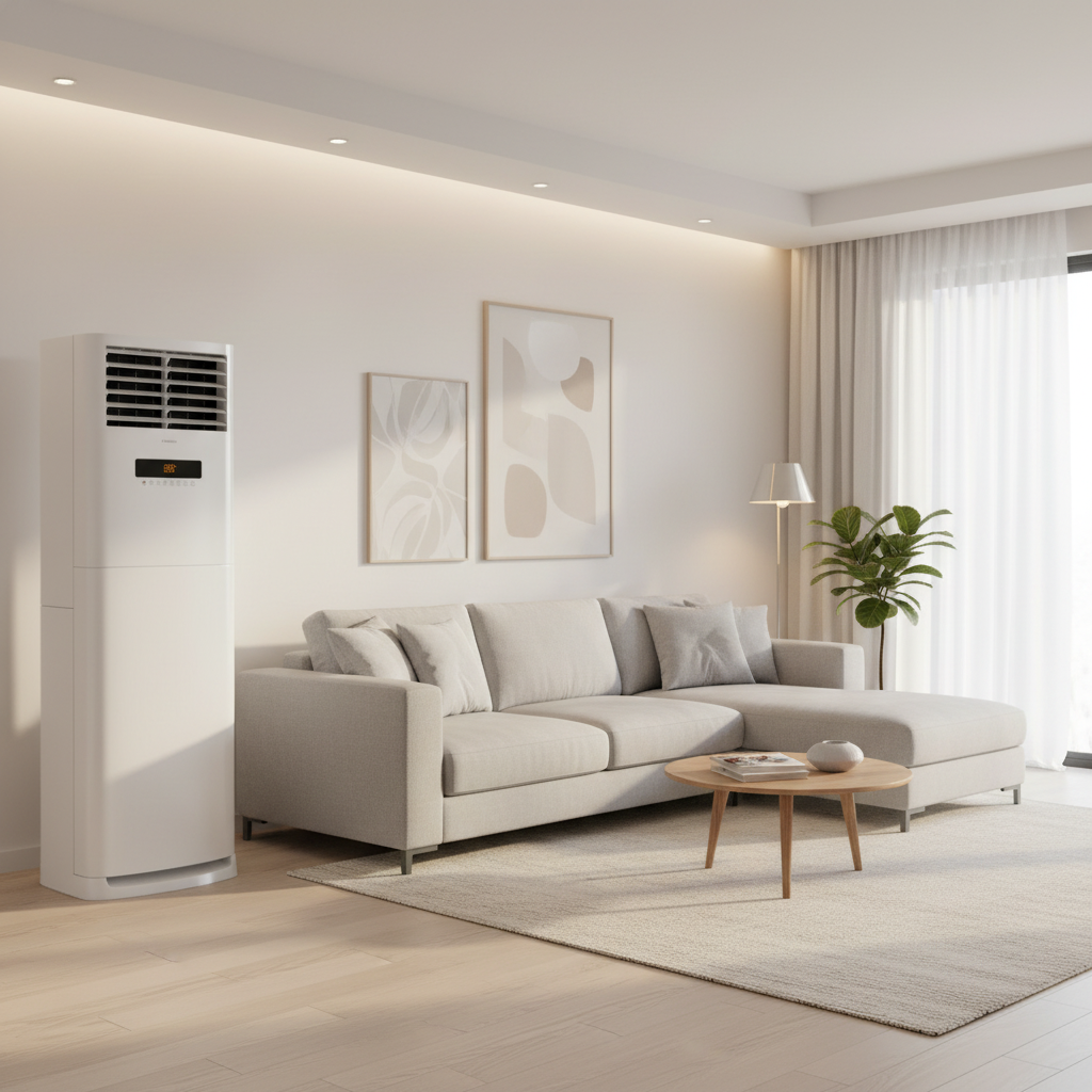 Gree iFLOWIND White Free Standing Inverter AC 36C3 R410a | High-Efficiency Air Conditioner