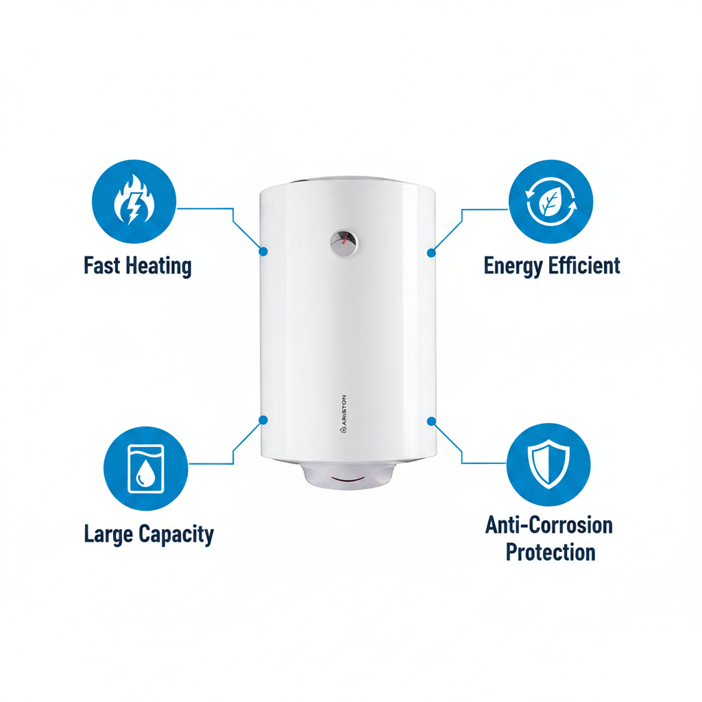 Ariston Water Heater PRO-1 R Vertical 80 Litres