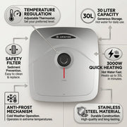 Ariston ANDRIS R 30 L Undersink Unvented Electric Storage Water Heater