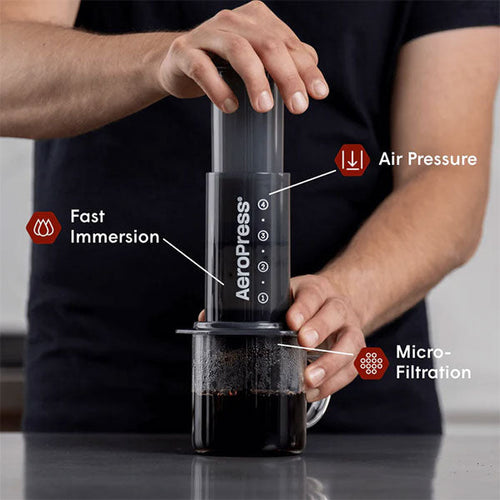 AeroPress Original Portable Coffee & Espresso Maker 3-in-1 Brewing, Standard