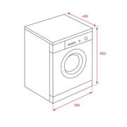 TK5 1470 EXP Free standing Washing Machine with 7 kg of washing capacity & 15 washing programs