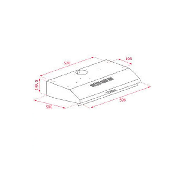 TEKA CL 610 Classic Extractor Hood CL 610 silver