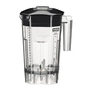 Waring CAC89 64oz Clear Copolyester Blender Jar with Blending Assembly and Lid for Commercial Blenders