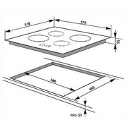 Baumatic Electric Hob BMEH64EE 60cm