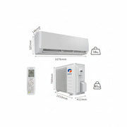Gree Lomo White Reciprocating Wall Split AC P25C3 2.0 Ton | Effective Air Conditioner