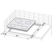 Baumatic Electric Hob BMEH95EE 90cm