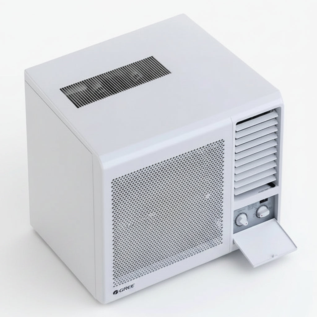 Gree Turbo White Window Air Conditioner P18C3 R 1.5 Ton | Efficient Reciprocating Ac