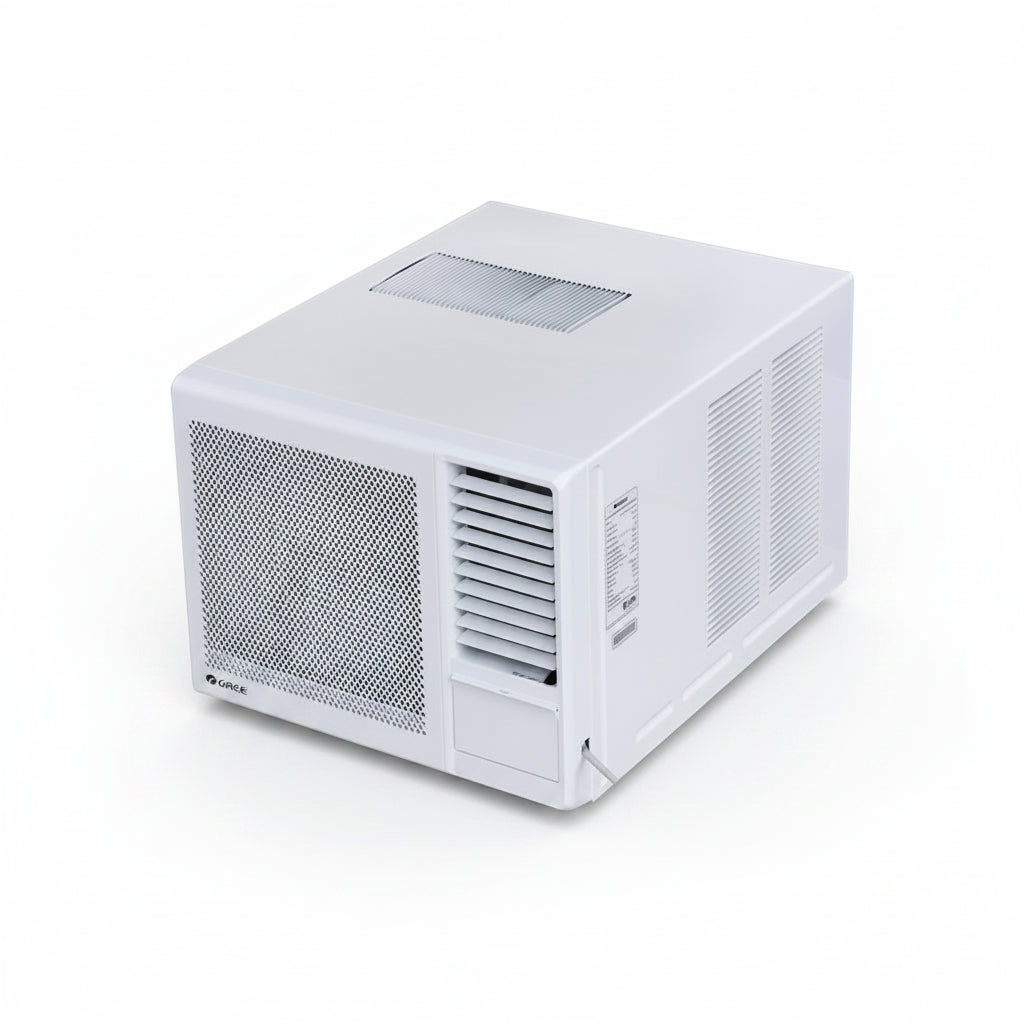 Gree Turbo White Window Air Conditioner P18C3 R 1.5 Ton | Efficient Reciprocating Ac