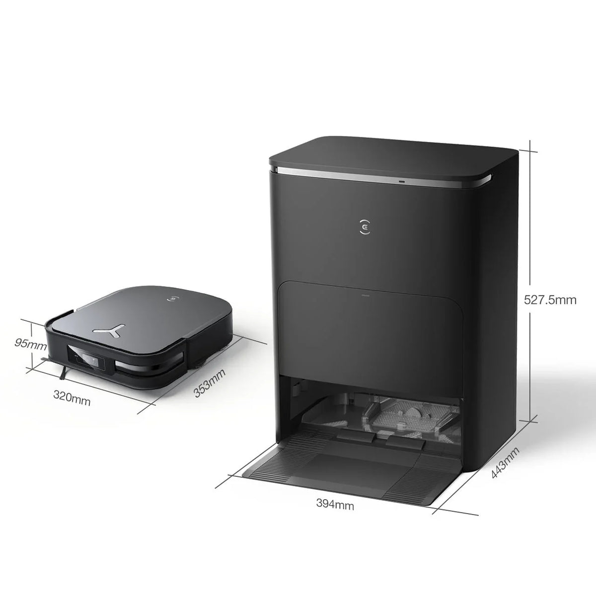 ECOVACS DEEBOT X2 OMNI Robot Vacuum & Mop (8000Pa Suction, Auto Empty & Hot Air Drying)
