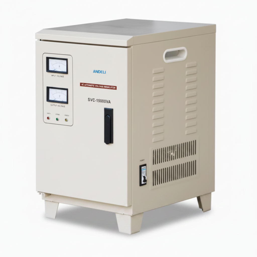 Andeli AC Voltage Stabilizer SVC 15000 VA 15kw Three (3) Phase Stand 380V