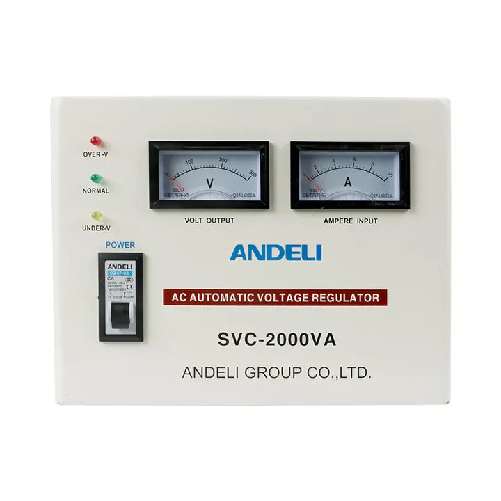 Andeli Voltage Stabilizer SVC 2000 VA 2 KW Single (1) Phase 80-250V