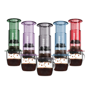 AeroPress Coffee Maker Clear & Colors 
