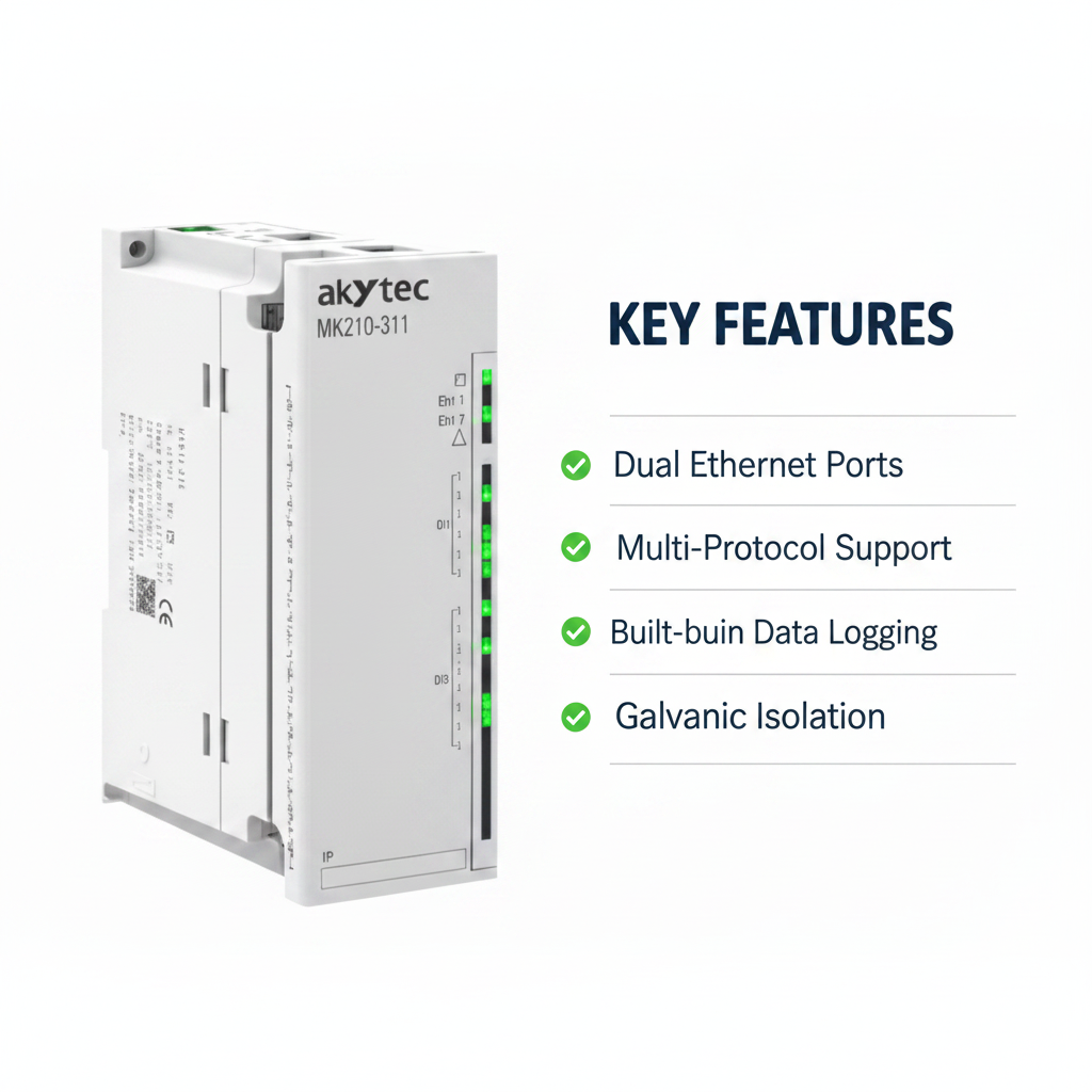 Akytec MK210 Digital Input Output Module
