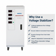 Andeli Voltage Stabilizer SVC 10000 VA 10 KW Three (3) Phase 380V Digital