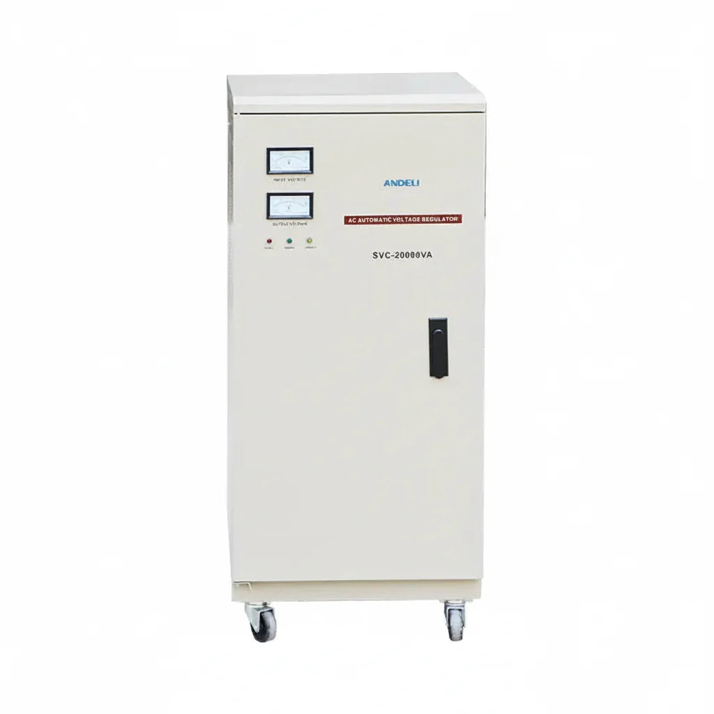Andeli AC Voltage Stabilizer SVC 20000 VA 20 KW Single (1) Phase 110V
