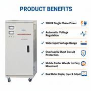 Andeli Voltage Stabilizer SVC 30000 VA 30 KW Single (1) Phase 110V