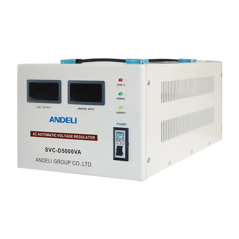 Andeli AC Voltage Stabilizer SVC 5000 VA 5 KW Single (1) Phase 80V