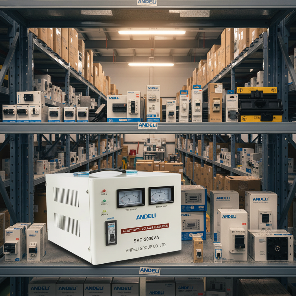 Andeli Voltage Stabilizer SVC 2000 VA 2 KW Single (1) Phase 110V