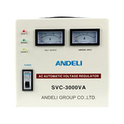 Andeli Voltage Stabilizer SVC 3000 VA 3 KW Single (1) Phase 80-250V