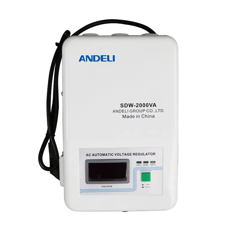 Andeli Automatic Voltage Stabilizer SDW 2000 VA 2 KW Single (1) Phase 110V