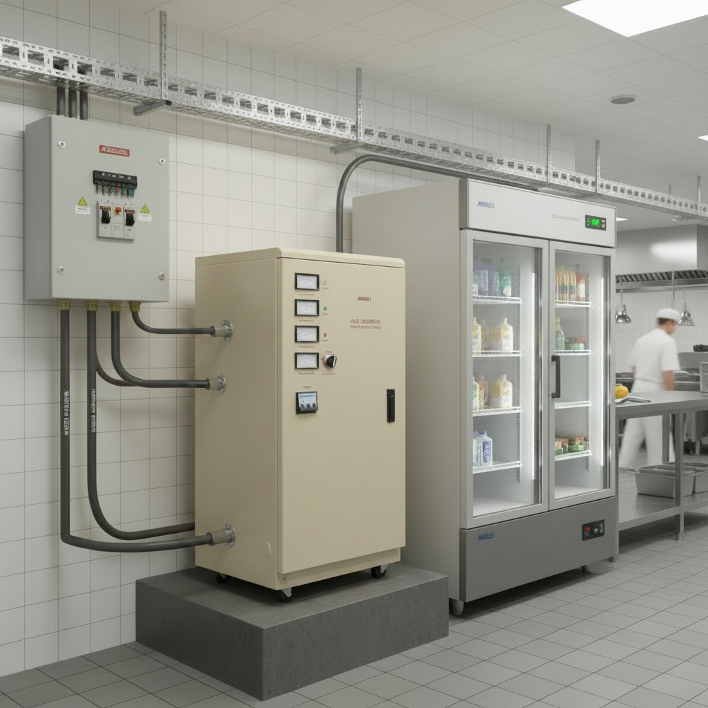 Andeli Fully Automatic AC Voltage Stabilizer SVC 20000 VA 20 KW  Three (3) Phase 380V