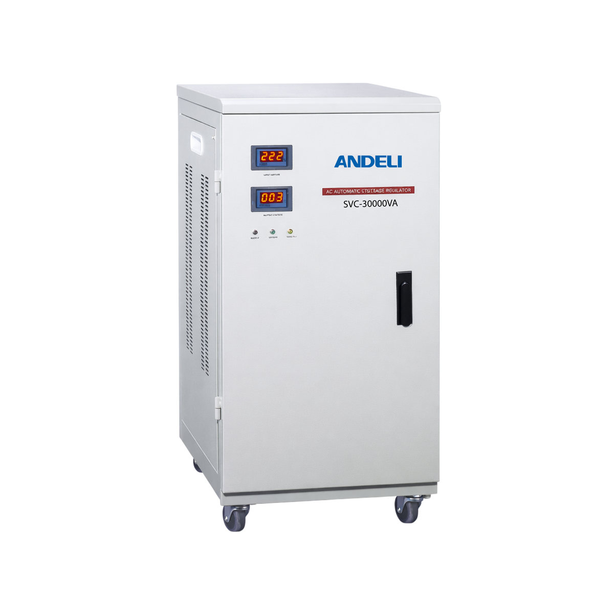 Andeli Voltage Stabilizer SVC 30000 VA 30 KW Single (1) Phase 220V Digital