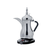 Arab Dalla Arabic Coffee Maker - Silver Design for Authentic Coffee Brewing