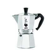 Bialetti Moka Express Coffee Maker – Silver Classic Stovetop Espresso Pot 3 cups