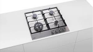Baumatic BMEH6GGSS 60cm Built-In Gas Hob - 4 Burner with Wok, Stainless Steel
