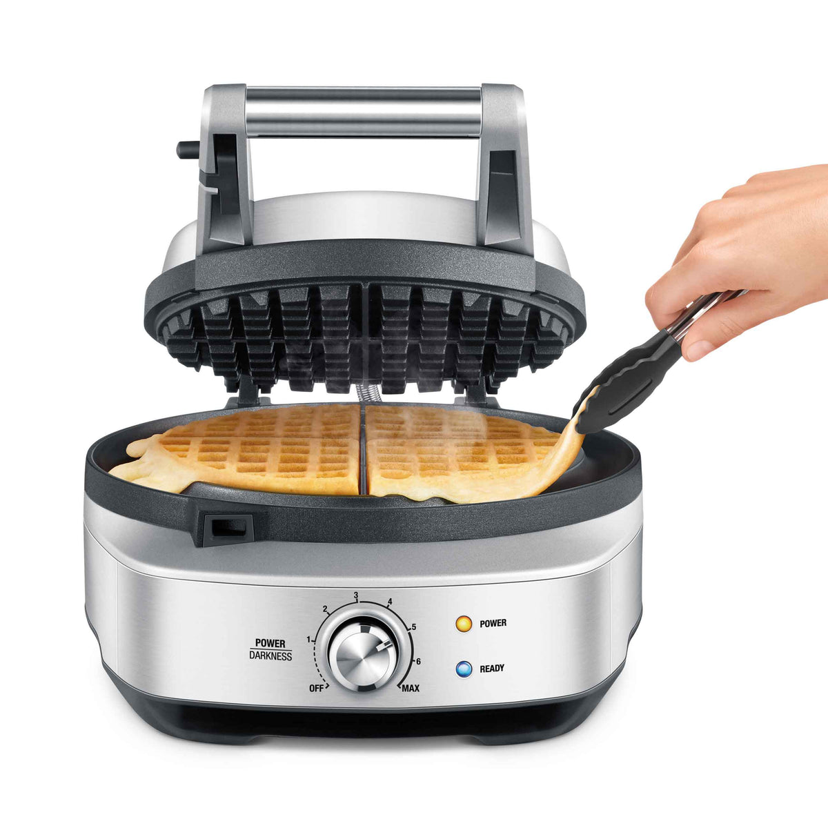 Sage BWM520BSSUK Waffle Maker: The No-Mess Waffle Brushed Stainless Steel