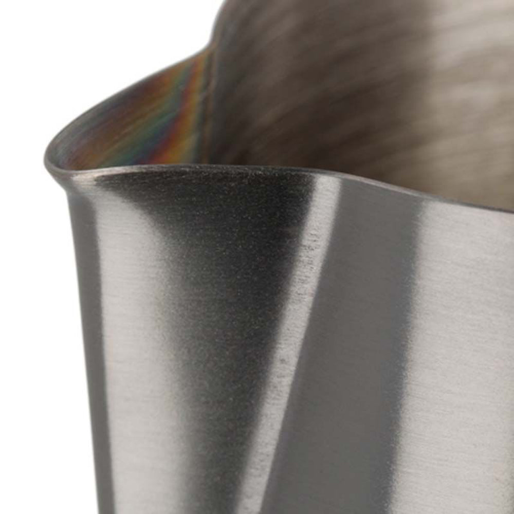 Barista Space Sandy Black Milk Pitcher – Non-Slip Finish 350ML