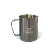Barista Space Sandy Black Milk Pitcher – Non-Slip Finish 350ML
