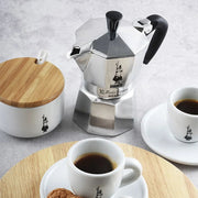 Bialetti Moka Express Coffee Maker – Silver Classic Stovetop Espresso Pot 3 cups