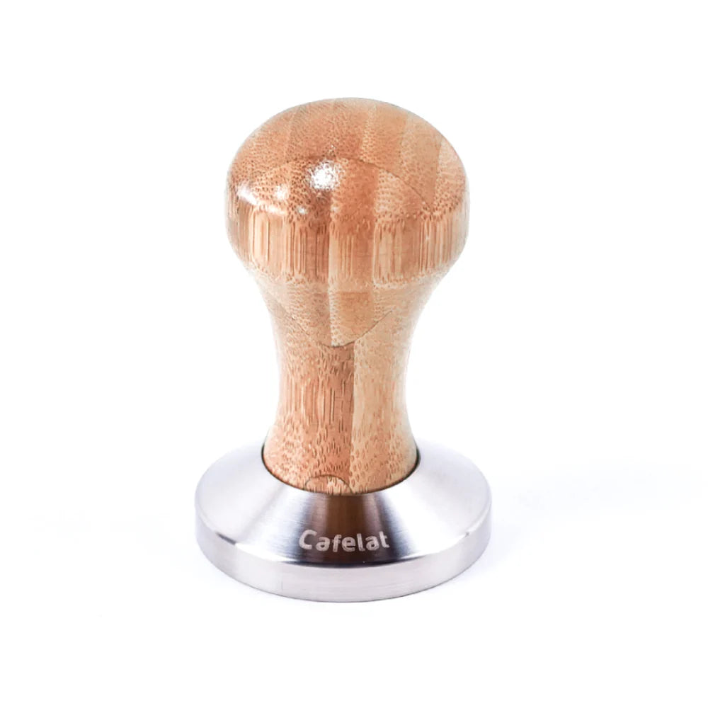 Cafelat Espresso Tamper - Bamboo Wood Handle 53mm