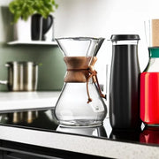 Chemex Classic Series 8-cup pour-over coffeemaker with the signature wood collar and leather cord. image 3