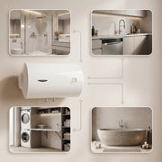Ariston Electric Water Heater Horizontal PRO1 R Italy, 50 Liter - White