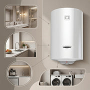Ariston Electric Water Heater Vertical PRO1 R Italy, 50 L - White