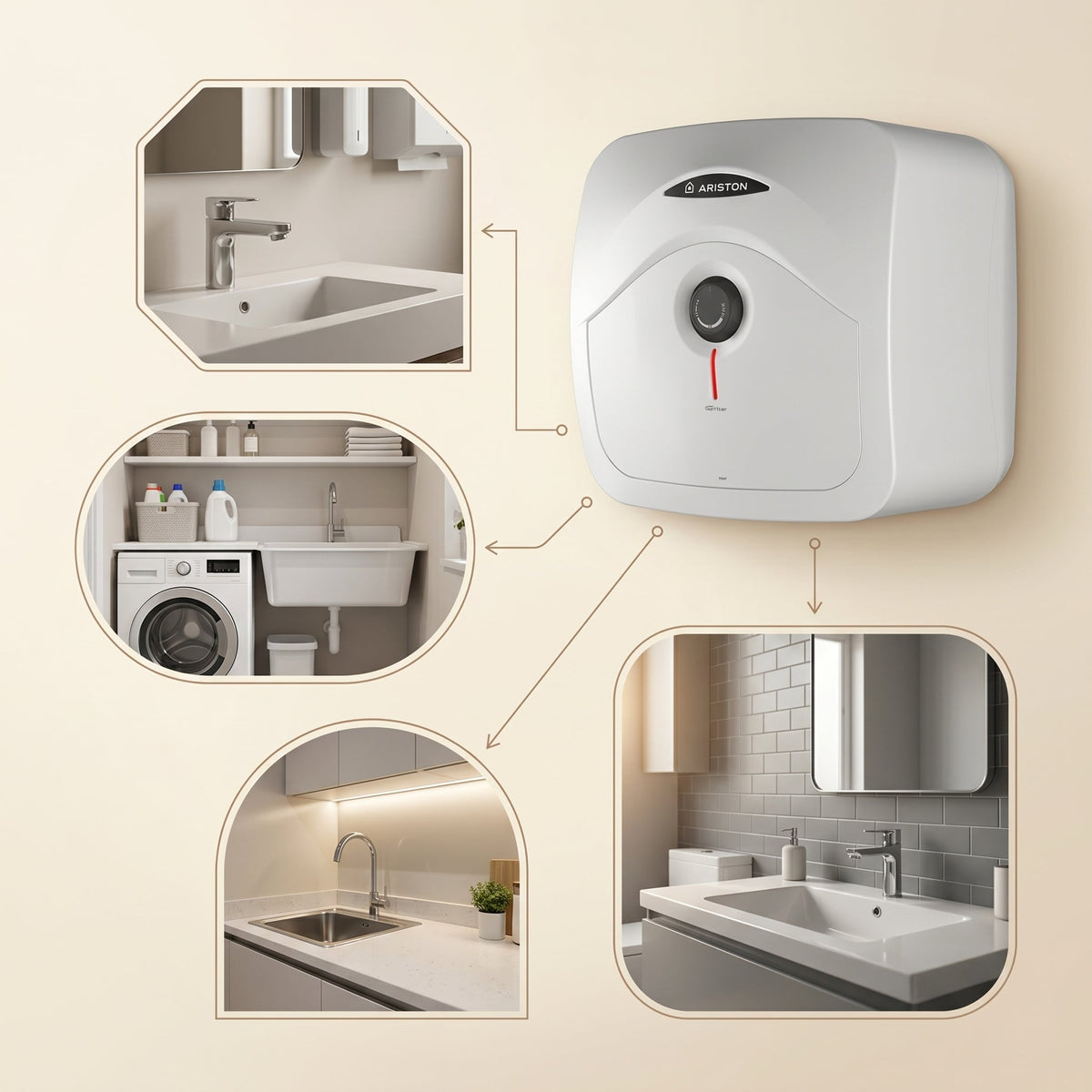 Ariston ANDRIS R 10 L Undersink Unvented Electric Storage Water Heater