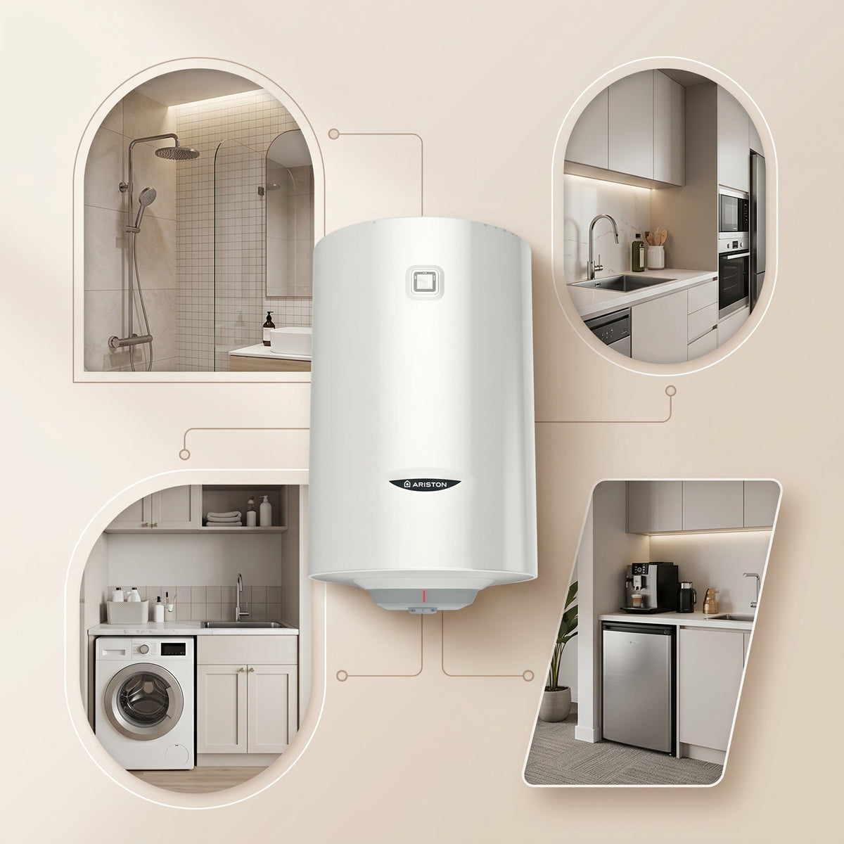 Ariston Water Heater Vertical Pro r 50v, 50 L