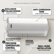 Ariston Electric Water Heater Horizontal ARI 150 HORD 570 THER MO 2000 W, 150 L - White