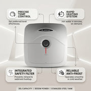 Ariston ANDRIS R 30 L Undersink Unvented Electric Storage Water Heater