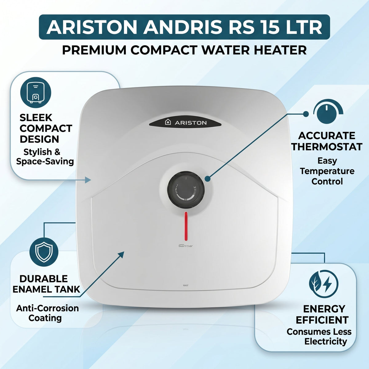 Ariston ANDRIS R 15 L Undersink Unvented Electric Storage Water Heater