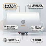Ariston BLU R 200 Horizontal Water Heater