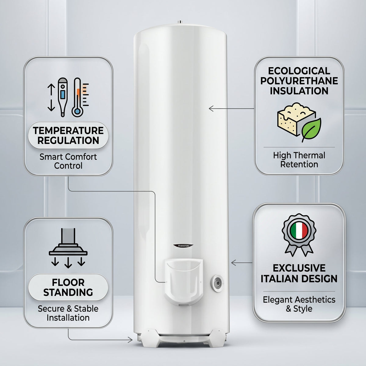 Ariston Water Heater Stab Ari-300, 300 L