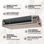 Daikin Ducted Split 2.5 Ton 8.8 kW 3.3 HP 30,000 Btu/h Air Conditioner FDMF30AVMK / RZF30AVMK