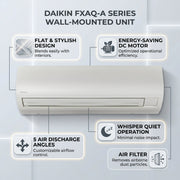 Daikin Wall Splits for VRV Systems 1.5 Ton 5.3 kW 2.0 HP 18,000 Btu/h FXAQ50A